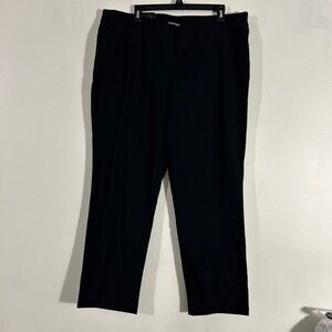 Hilary Radley Slim Leg Pants Women XXL Black New NWT Office Workwear Essential